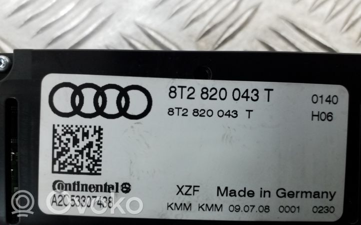 Audi A5 8T 8F Unité de contrôle climatique 8T2820043T