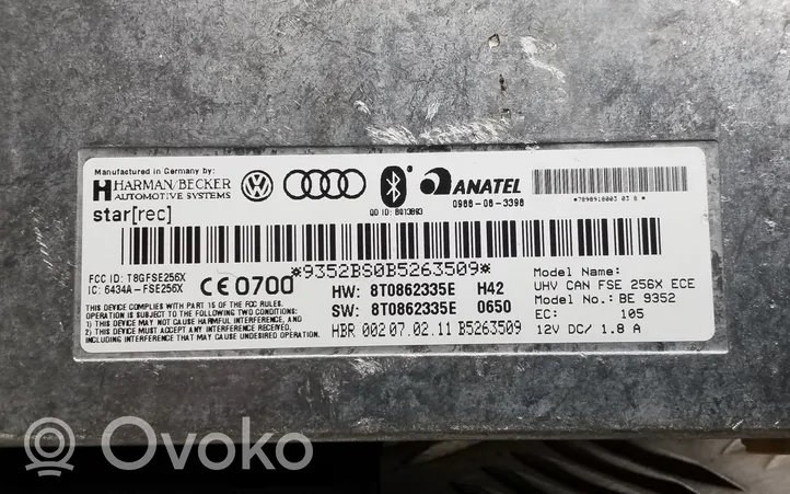 Audi Q5 SQ5 Moduł / Sterownik Bluetooth 8T0862335E