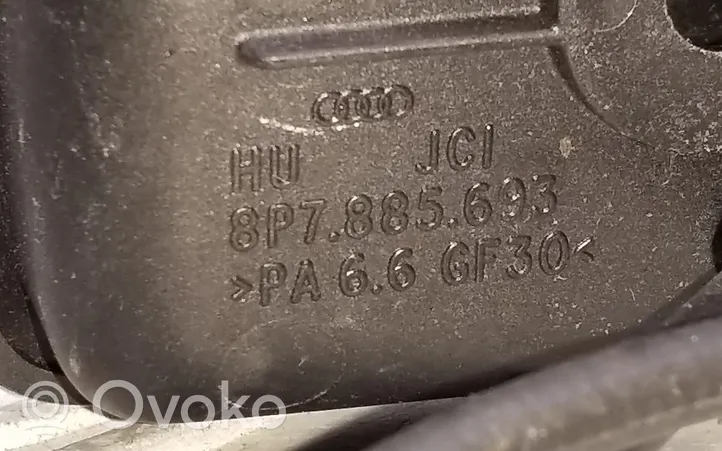 Audi A3 S3 8P Istuimen selkänojan säätövipu/-kahva 8P7885693