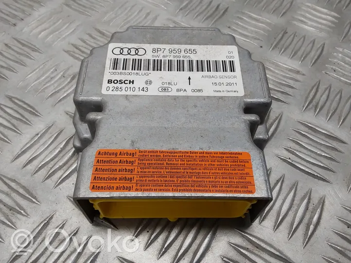 Audi A3 S3 8P Centralina/modulo airbag 8P7959655