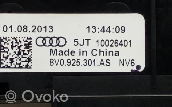 Audi A3 S3 8V Zestaw przełączników i przycisków 8V0925301AS