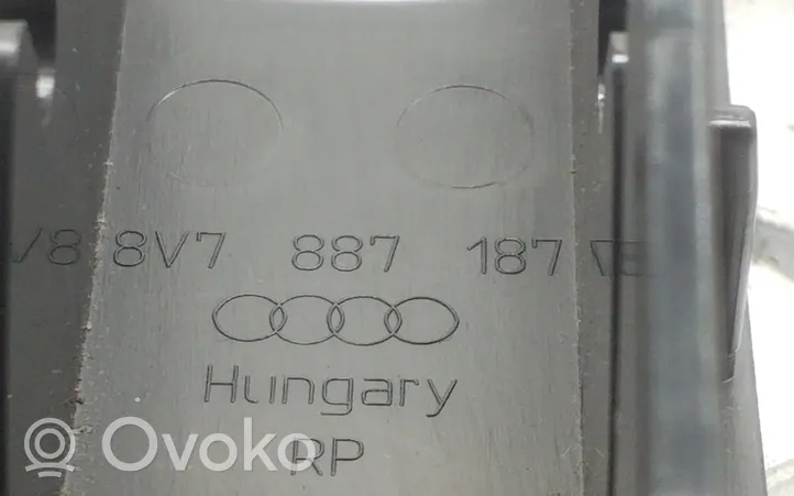 Audi A3 S3 8V Osłona / zaślepka ISOFIX 8V7887233