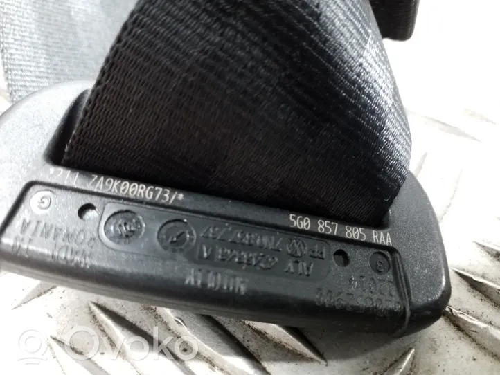 Volkswagen Golf VII Rear seatbelt 5G0857805