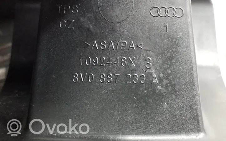 Audi A3 S3 8V Osłona / zaślepka ISOFIX 8V0887233A