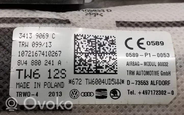 Audi A3 S3 8V Poduszka powietrzna Airbag fotela 8V4880241A