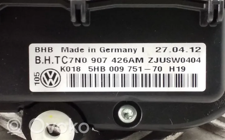 Volkswagen Jetta VI Panel klimatyzacji 7N0907426AM