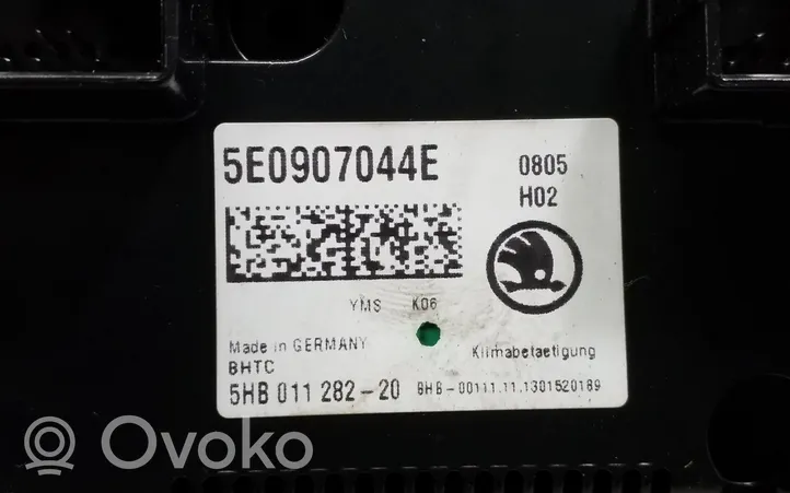 Skoda Octavia Mk3 (5E) Panel klimatyzacji 5E0907044E