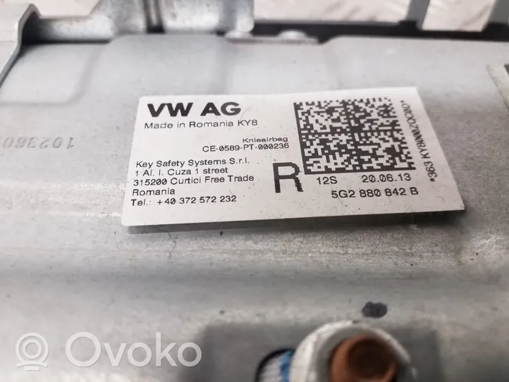 Volkswagen Golf VII Knee airbag 5G2880842B