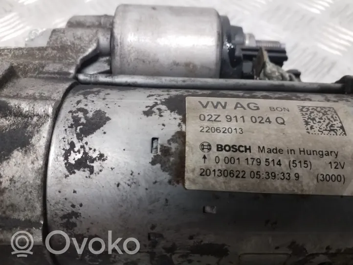 Volkswagen Golf VII Starter motor 02Z911024Q