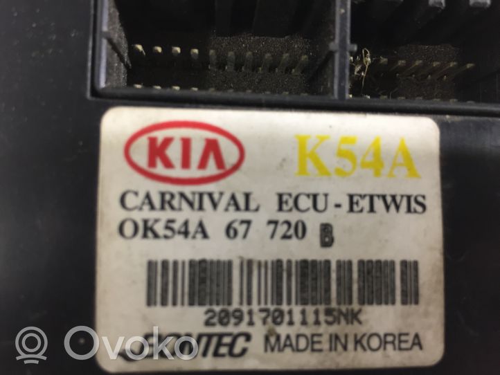 KIA Carnival Muut ohjainlaitteet/moduulit OK54A67720