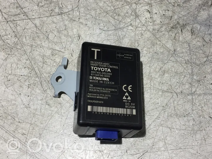 Toyota Yaris Door control unit/module 897400D280