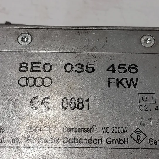 Audi A4 S4 B6 8E 8H Aerial antenna amplifier 8E0035456