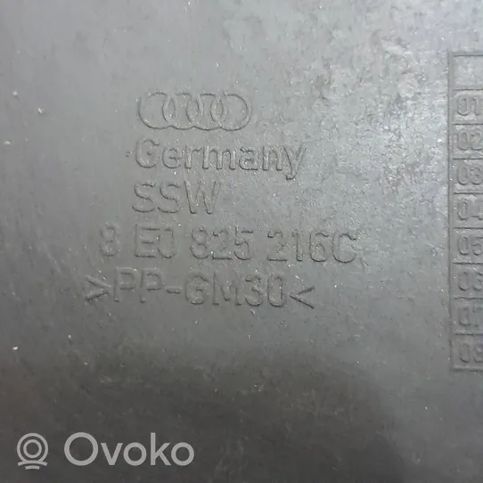 Audi A4 S4 B6 8E 8H Alustan takasuoja välipohja 8E0825216C