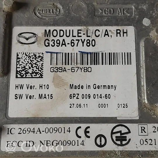 Mazda 6 Katvealueen hallinnan moduuli G39A67Y80