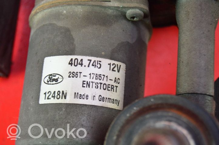 Ford Fiesta Tringlerie et moteur d'essuie-glace avant 2S6T-17B571-AC