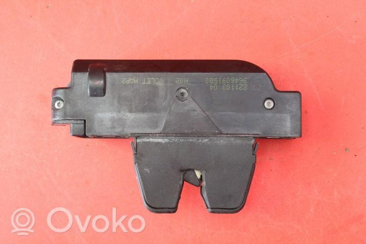 Citroen C3 Zamek klapy tylnej / bagażnika 9646091580