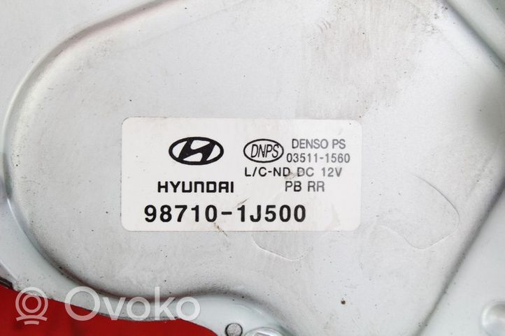 Hyundai i20 (PB PBT) Aizmugurējā loga tīrītāja motoriņš 98710-1J500