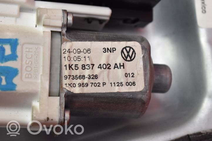 Volkswagen Jetta V Etuoven ikkunan nostin moottorilla 1K5837462B