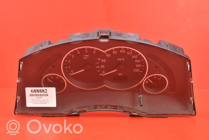 Opel Meriva A Compteur de vitesse tableau de bord 88311302