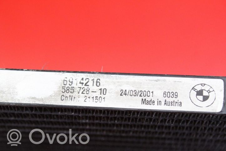BMW X5 E53 Gaisa kondicioniera radiators (salonā) 6914216