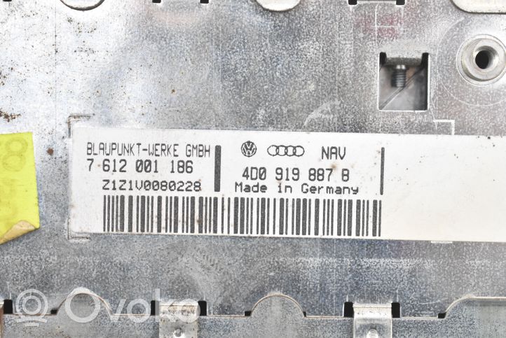 Audi A8 S8 D2 4D Panel / Radioodtwarzacz CD/DVD/GPS 4D0919887B