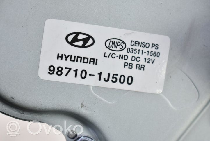 Hyundai i20 (PB PBT) Moteur d'essuie-glace arrière 98710-1J500