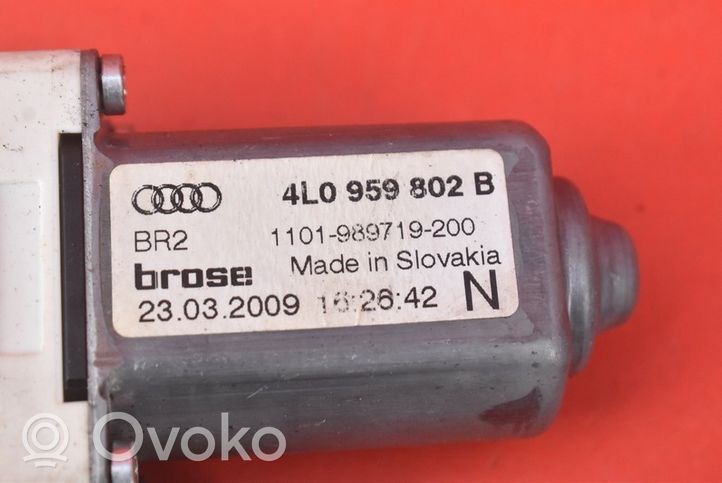 Audi Q7 4L Mécanisme lève-vitre de porte arrière avec moteur 4L0959802B