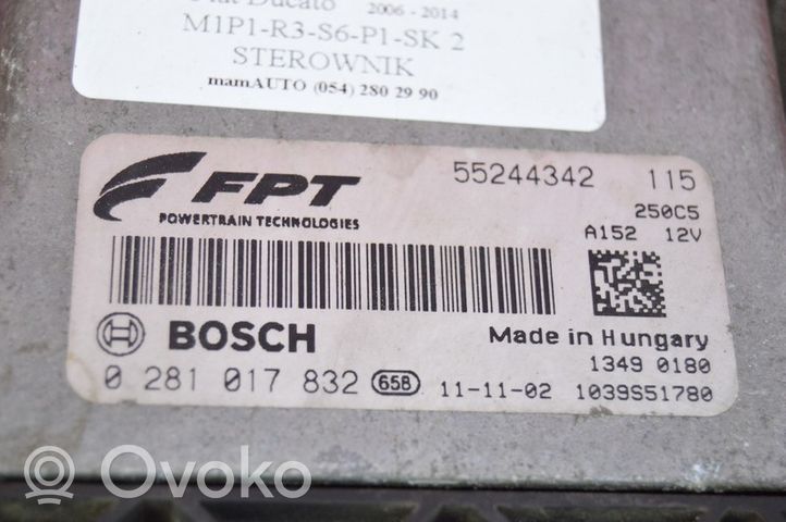 Fiat Ducato Skrzynka przekaźników 55244342