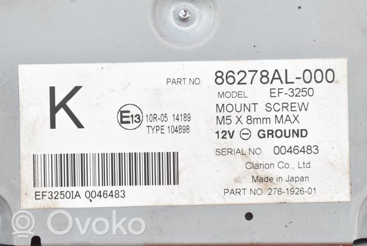 Subaru Outback (BS) Scatola di montaggio relè 86278AL-000