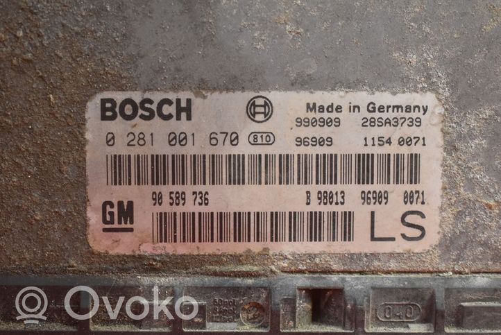 Opel Astra G Boîte à fusibles relais 90589736