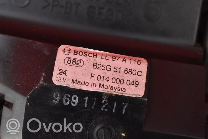 Mazda Premacy Priešrūkinis žibintas priekyje B25G51680C