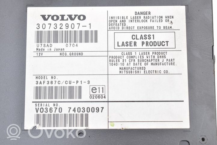 Volvo V50 Radio/CD/DVD/GPS-pääyksikkö 30732907