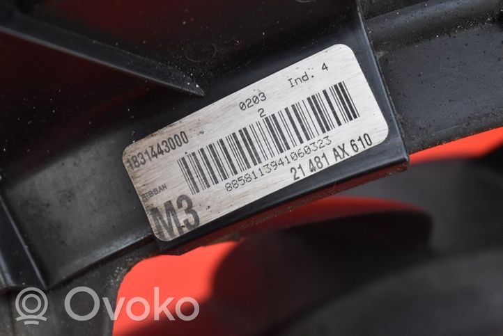 Nissan Micra Elektryczny wentylator chłodnicy 21481AX610