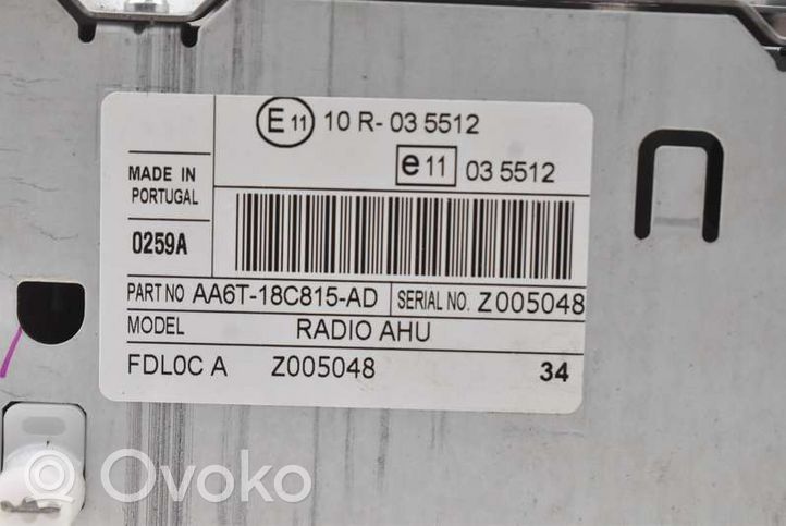 Ford Fiesta Panel / Radioodtwarzacz CD/DVD/GPS AA6T-18C815-AD