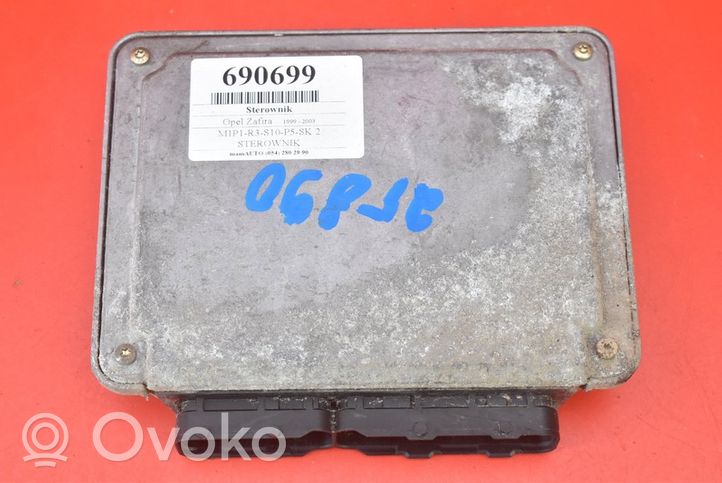 Opel Zafira A Unité de commande, module ECU de moteur 0281010021