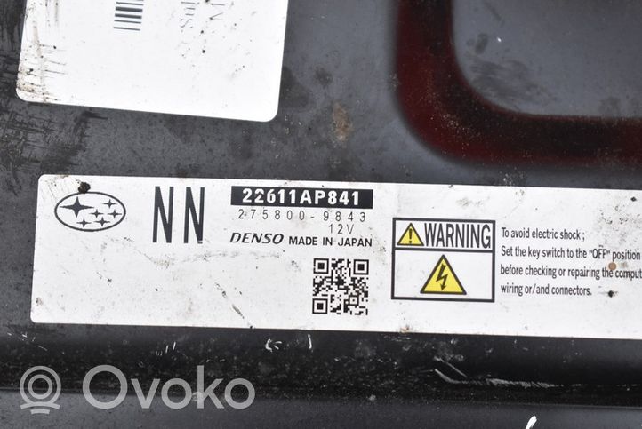 Subaru Outback Unité de commande, module ECU de moteur 22611AP841