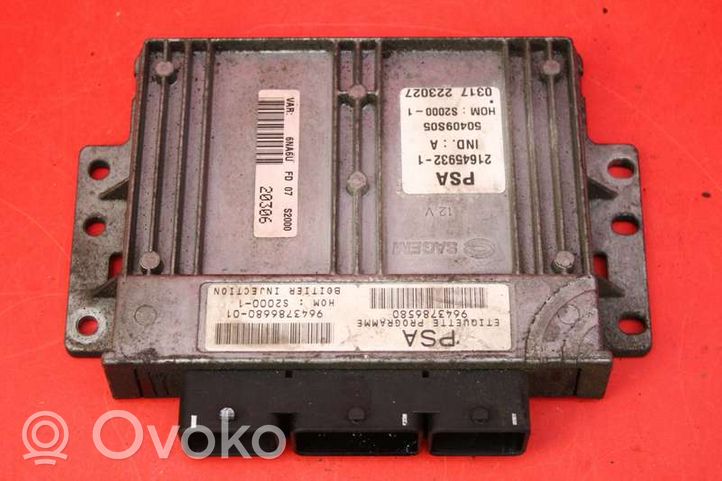 Citroen Xsara Picasso Galios (ECU) modulis 9643786580