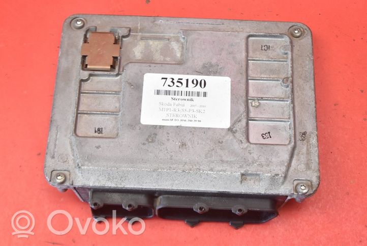 Skoda Fabia Mk2 (5J) Komputer / Sterownik ECU silnika 03E906023Q