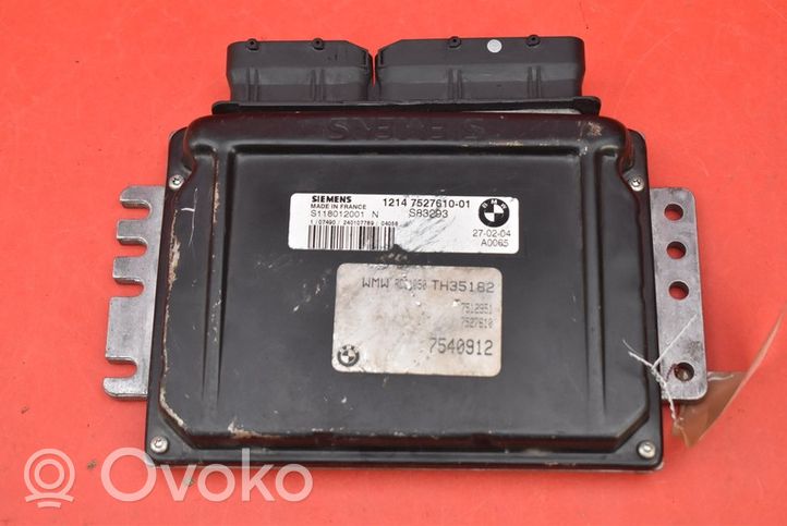 Mini One - Cooper R50 - 53 Centralina/modulo motore ECU 7527610-01