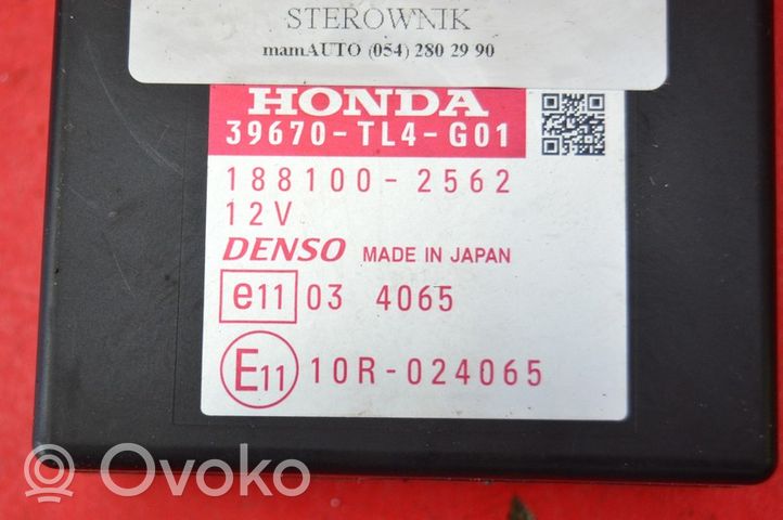 Honda Accord Komputer / Sterownik ECU silnika 39670-TL4-G01