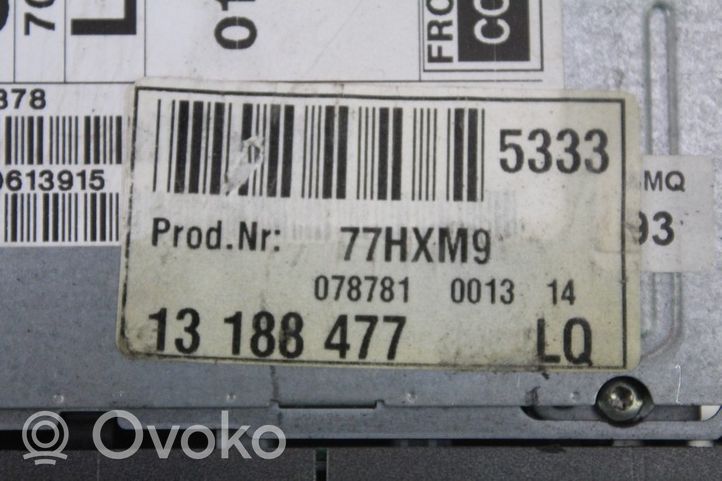 Opel Vectra C Unità principale autoradio/CD/DVD/GPS 13188477
