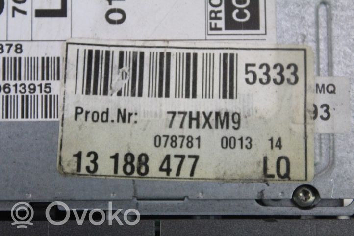 Opel Vectra C Radio/CD/DVD/GPS-pääyksikkö 13188477