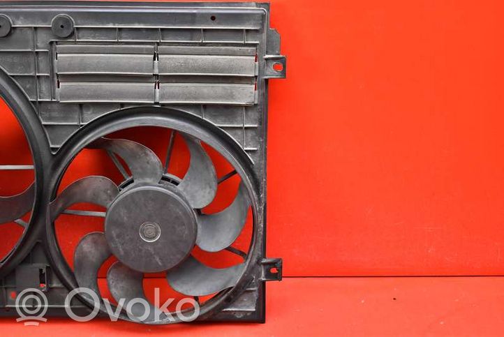 Volkswagen PASSAT B6 Electric radiator cooling fan 1K0121205G