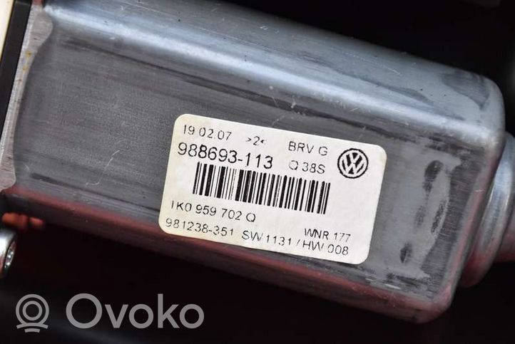 Volkswagen PASSAT B6 Elektryczny podnośnik szyby drzwi przednich 3C1837756L