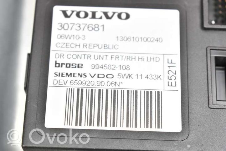 Volvo V50 Alzacristalli della portiera anteriore con motorino 8679081