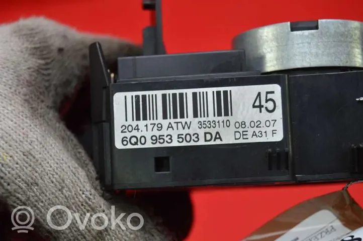 Volkswagen Polo IV 9N3 Other switches/knobs/shifts 6Q0953503DA