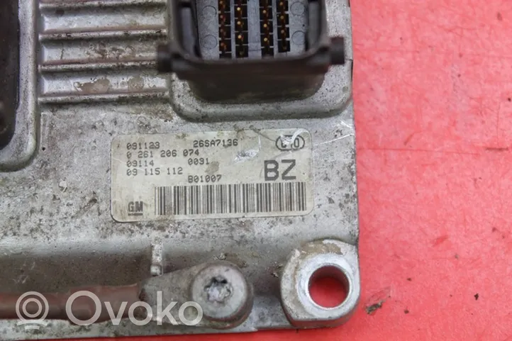 Opel Corsa C Komputer / Sterownik ECU silnika 