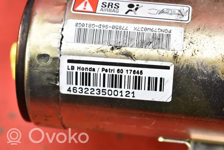 Honda Civic Poduszka powietrzna Airbag pasażera 6017645