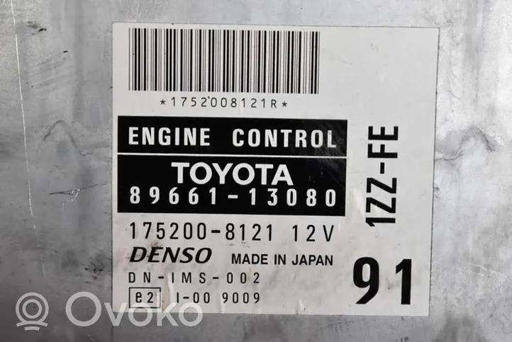 Toyota Corolla Verso E121 Komputer / Sterownik ECU silnika 89661-13080