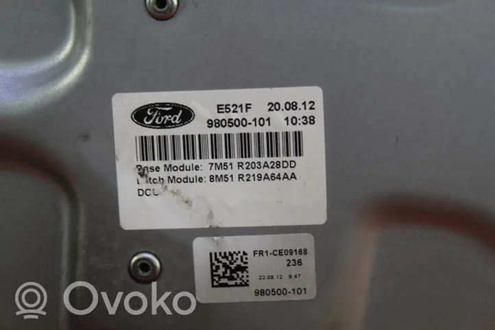 Ford Kuga I Priekinio el. lango pakėlimo mechanizmo komplektas 7M51-R045H16-A